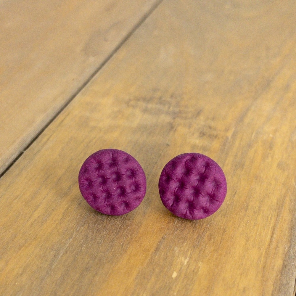 NEW Titanium Posts | Turnip Purple Tuft Studs